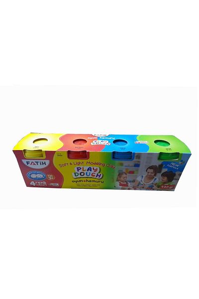 Fatih 520 g 4-Color Play Dough Set - Primary Colors