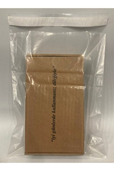 BossPack PARLAK Şeffaf Kargo Poşeti (35X45+5 CM) Cepsiz Kargo Poşeti (100 ADET)