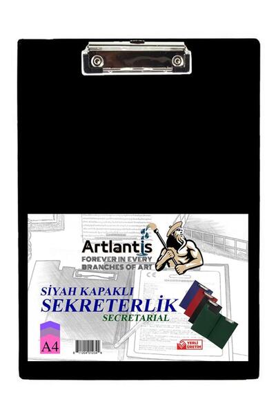 Artlantis قطعة واحدة من مادة PVC باللون الأسود مقاس A-4 مع غطاء للأمان لطلاب ...