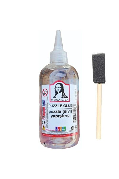 Genel Markalar Puzzle Yapıştırıcı 250 ml 1 Adet Ve Dağıtıcı Sünger Fırça 1 Ad...
