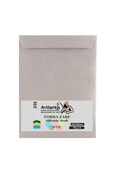 Artlantis Плик-торбичка 26x35 см Крафт 90 гр Силикон 100 бр. 1 опаковка 260*3...