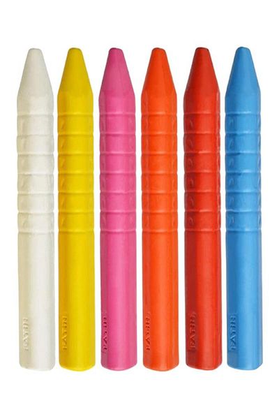 Fatih Jumbo Crayon 12 Pieces 1 Pack 12 Colors Jumbo Crayon Non-Polluting Washable Erasable Cardboard