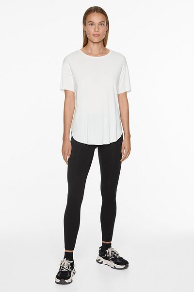 Oysho Modal blend short-sleeved T-shirt