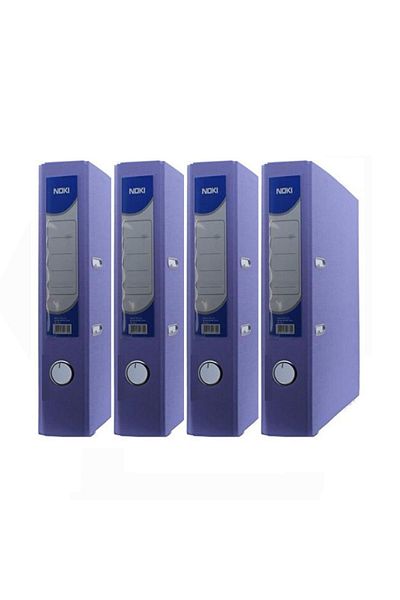 Noki Office Folder Narrow Lilac Lilac Office Folder with Rings 4 Pieces