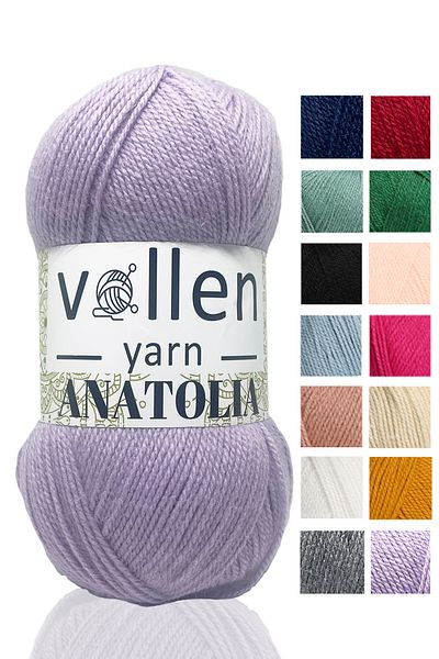 vollen yarn Anatolia Hand Knitting Yarn - Κουβέρτα ζακέτα, πουλόβερ και μποτάκια