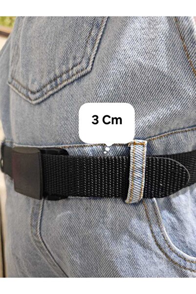 hebmeyy Small Size Children's Sports Belt - Anti Allergic, Plastic Buckle, Tactical Style, No Xray - 3 Cm