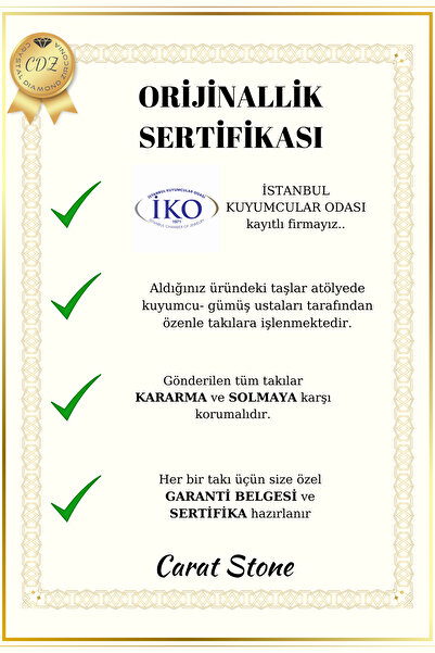 Crystal Diamond Zirconia Işıklı kutuda 0.75 karat baget küpe