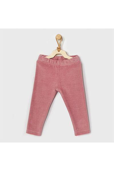 andywawa Pomegranate Flower Patterned Pink Baby Girl Pants