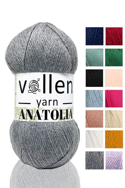 vollen yarn Anatolia Hand Knitting Lanyard - Cardigan, Sweater and Booties Blanket Lanyard