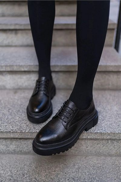 diya shoes Supriala Γυναικεία Μαύρη Vegan Faux Leather Μαύρη σόλα