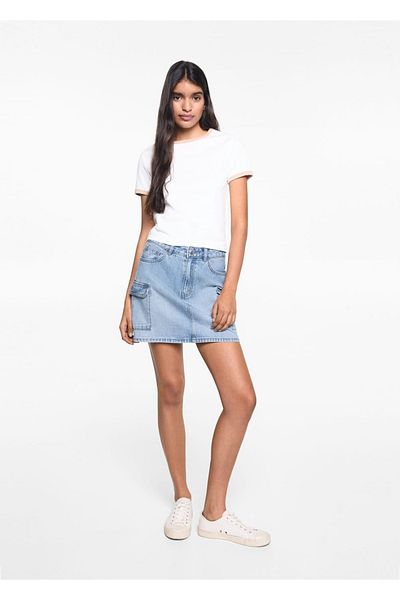 Mango Teen Pantofi portocalii pentru copii