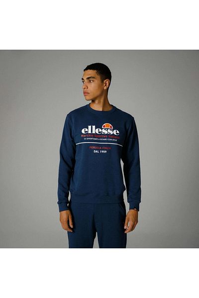 Ellesse Мъжки суитшърт в тъмносин цвят - с кръгло деколте, EM273