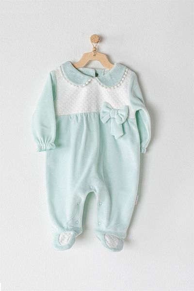 andywawa AC23120 Model Baby Velvet Dragonfly Jumpsuit Romper