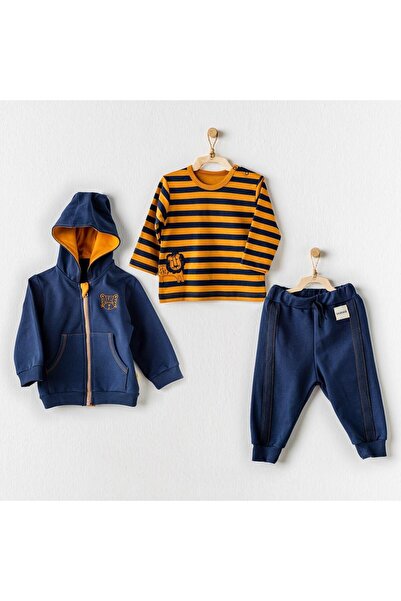 andywawa Lion 3'lü Erkek Bebek Takımı