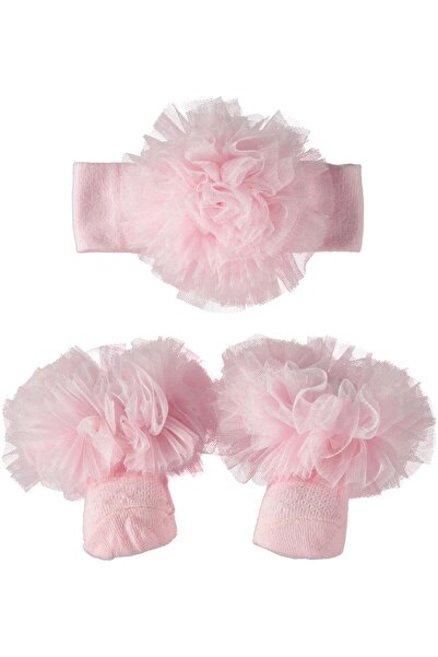Name Baby Kids Baby Girl Headband Socks Set