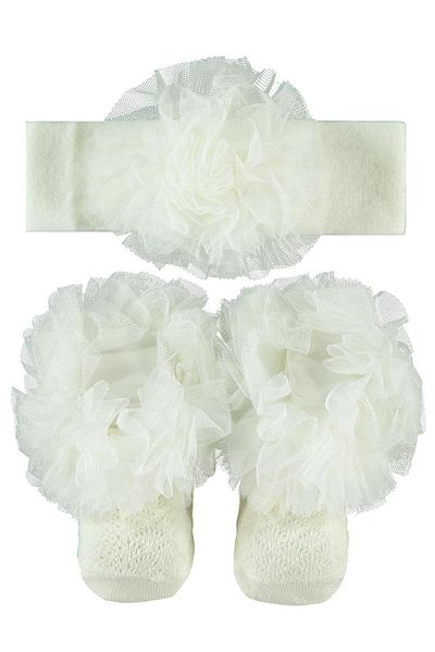 Minidamla Mini Damla Kokoş Hair Banded Socks 44196