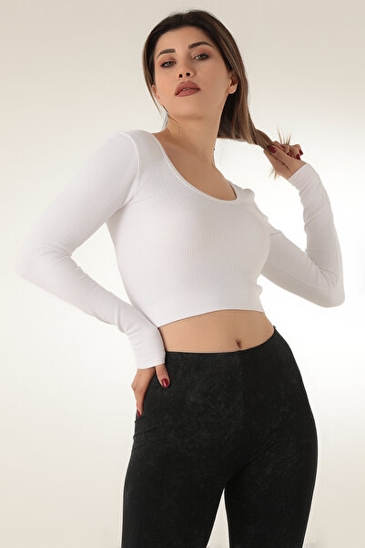 Doremi Безшовний бюстгальтер без бретелей з довгими рукавами та шнурівкою