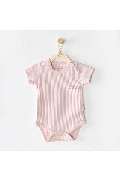 andywawa Baby Girl Ribbed Body Pink Ac23657