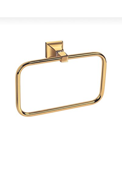 İSAOĞLU YAPI Gold Banyo Havluluk Salda Design Pirinç Banyo Havluluk Modern Ta...