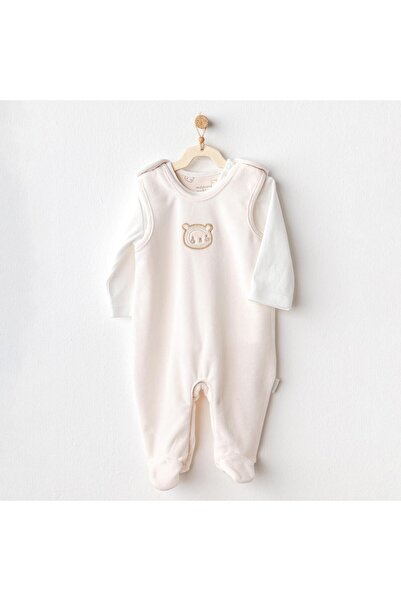 andywawa Baby Boy Jumpsuit Set Romper Set Velvet Bear Time AC25185