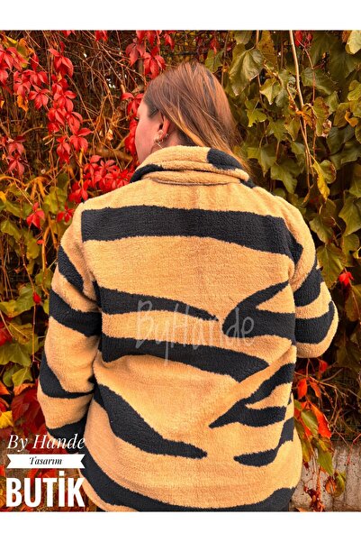 BY HANDE TASARIM Women's Velsoft Lamb Plush Coat