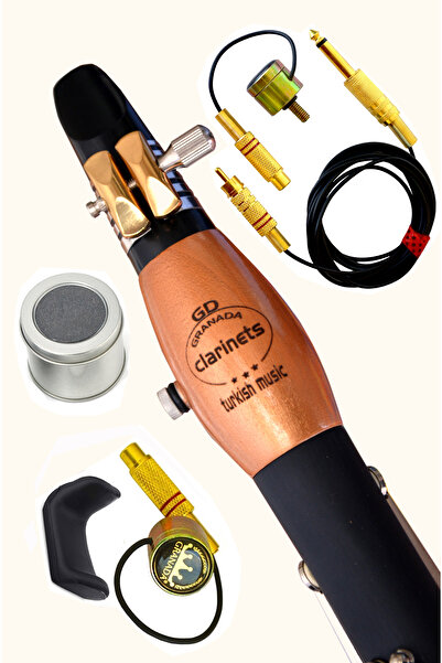 Granada Klarnet 68 Mm Rose Ağaç Baril Mikrofon Ve Parmak Dayama