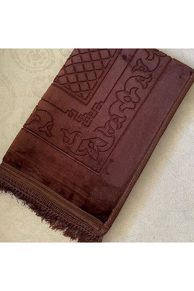 SECA HOME Luxury Dowry Gift - Thick Soft Plush, Prayer Rug Anti-Slip Base