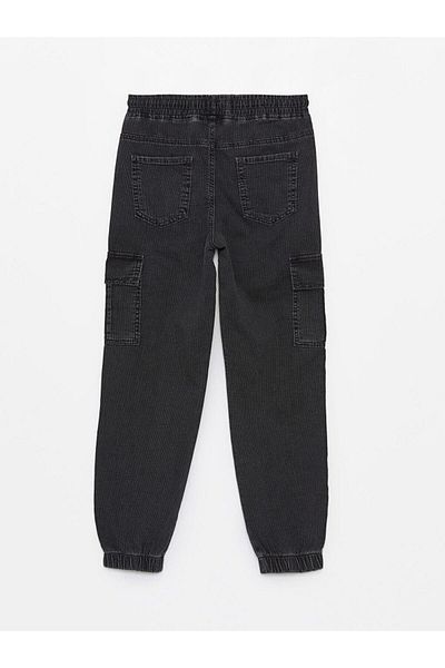 LC Waikiki Black Elastic Waist Boys' Jogger Jean Trousers