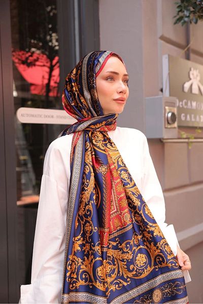 Webinay Home Premium Imported Silk Voile Shawl 200 X 90 cm