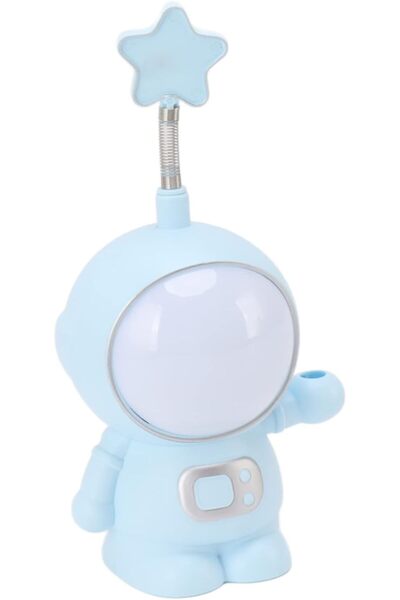 YARENKİDS Astronot Tasarımlı Gece lambası Kalemtraş Özellikli-Mavi Pembe Beyaz