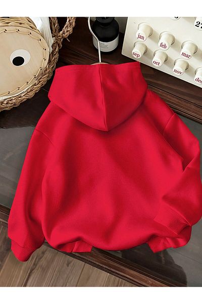 Vordevia Christmas Printed Oversize Sweatshirt