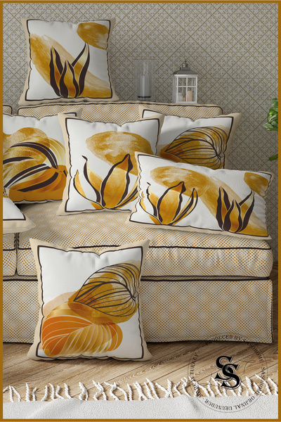 SasoHome Простий сучасний дизайн з сюрреалістичним квітковим візерунком, цифровий принт, чохол для подушки