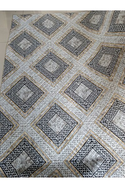 Venüs Kahverengi Yıkanabilir Kaymaz Taban Dört Mevsimlik Salon Banyo Balkon G...