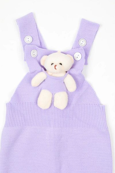 Murat Baby Adjustable Teddy Bear Knitwear Jumpsuit - Leggings and Salopet