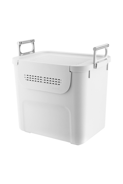 mubev kitchenware Motek Mybox 30 Litre Kulplu Çok Amaçlı Organizer Saklama Ku...