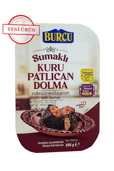 BURCU kuru patlıcan dolma 200 gram