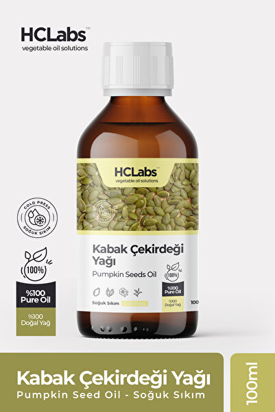 HCLABS Kabak Çekirdeği Yağı Soğuk Sıkım 100 ml