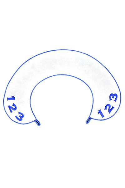 BAGLAN Erkek Çocuk Okul Önlük Yakası ABC Nakışlı BGL-ST04052