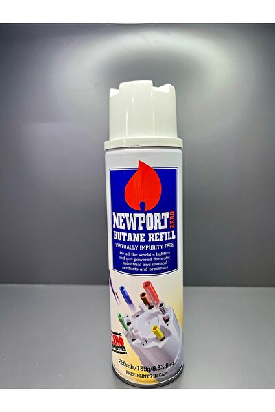 newport Premium Butane 250 ml Üstün Kalite Çakmak Gazı
