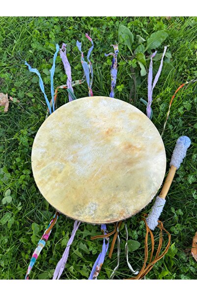 SULTANMUSİCALSHOP Şaman davulu kam davulu şamandavulu shamandrum 52cm