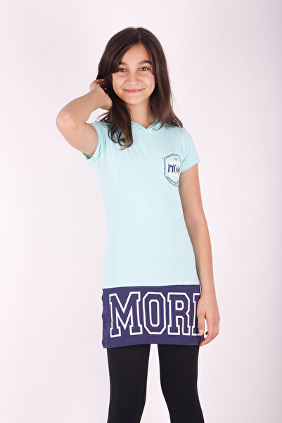 Toontoy Tricou pentru fetiță cu glugă cu imprimeu