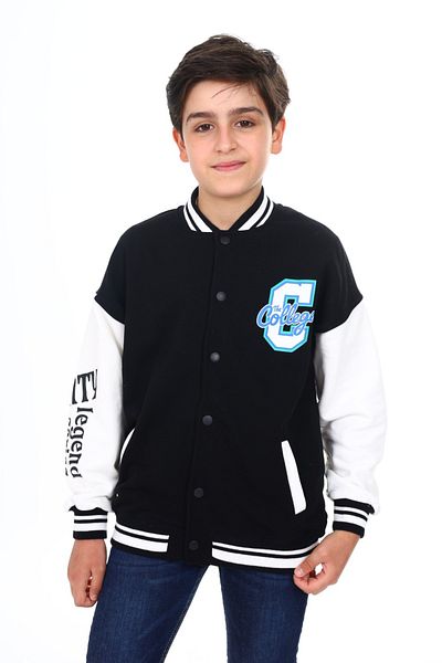 Toontoy Boy's Printed College Cardigan