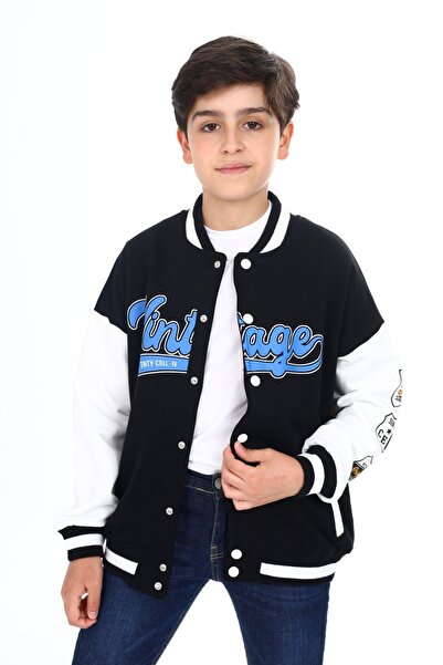 Toontoy Boy's Printed College Cardigan