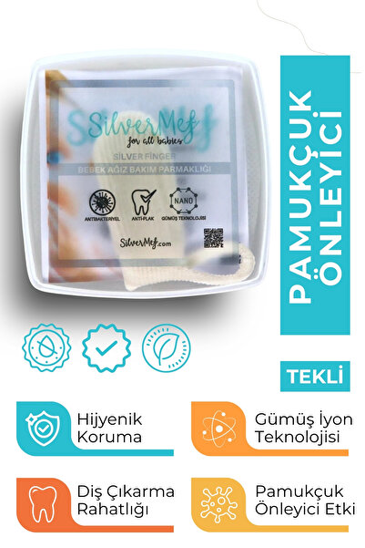SilverMef Bebek Ağız Bakım Parmaklığı - Gümüş Iyonlu Pamukçuk Önleyici Bebek ...