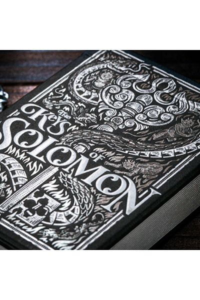 OyuncaklarÜlkesi Twpcc - Solomon Keys Silver Spirituum Premium Playing Card - Limited Edition Playing Cards