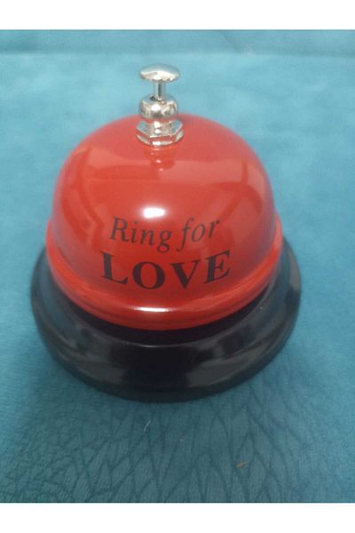 GenelTedarik Reception Table Bell Red
