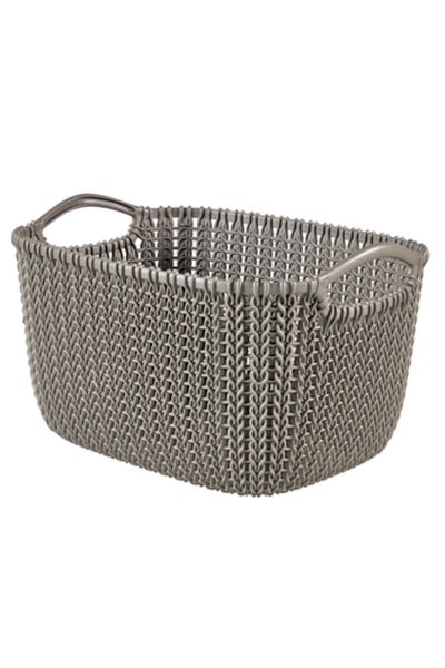 CURVER ,Knit,Small Basket,with 2 hand,8L,Brown Color