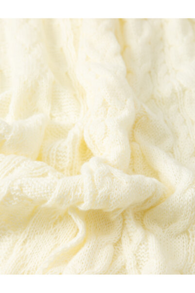 Koton Knitted Textured Long Scarf