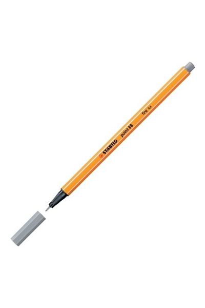 Stabilo - Fine Felt Tip Pen - Point 88 - Cool Grey