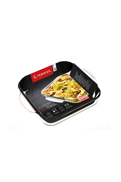 Termisil ,borosilicate glass Square Roaster,2.5L,Suitable all Stove,Refrigerators,freezer.